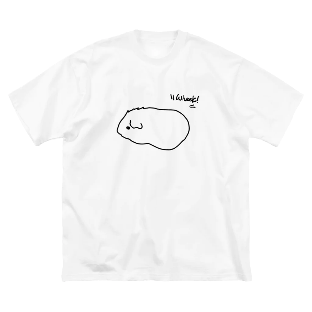 hiromimのguineapig “Wheek！” ビッグシルエットTシャツ