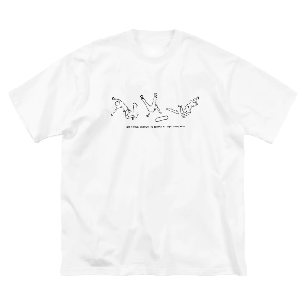 HÖGBRONのBe BRAVE - skaters ビッグシルエットTシャツ