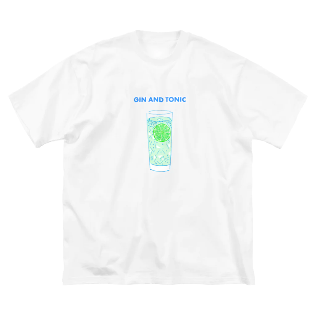 NIKORASU GOのこの夏おすすめ！カクテルデザイン「ジントニック」 Big T-Shirt