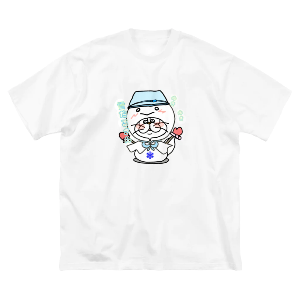 にぼしの雪だるさんグッズ Big T-Shirt