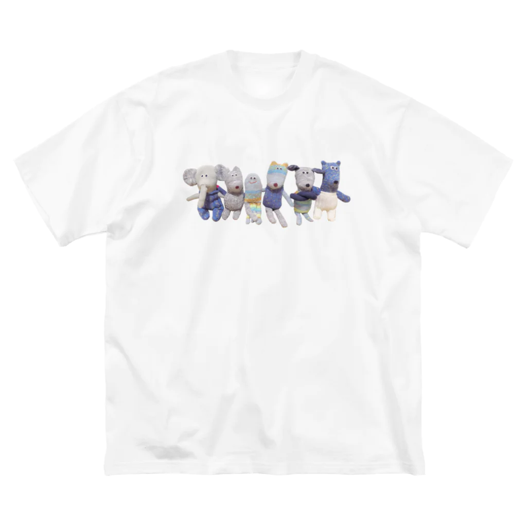 ms_pocheのブルーアニマルズ ビッグシルエットTシャツ