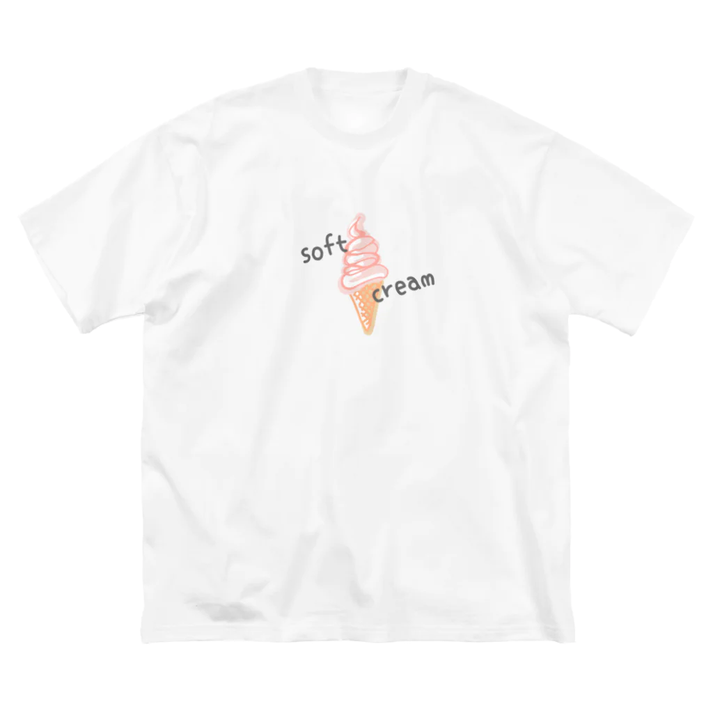 blueHawaiiのsoft cream ビッグシルエットTシャツ