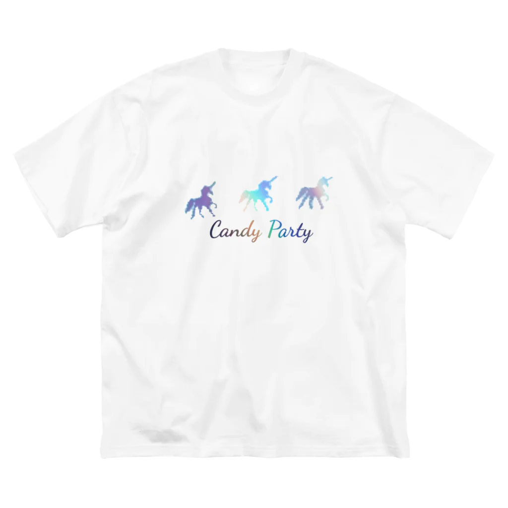 candypartyの夢色ユニコーン🦄 Big T-Shirt