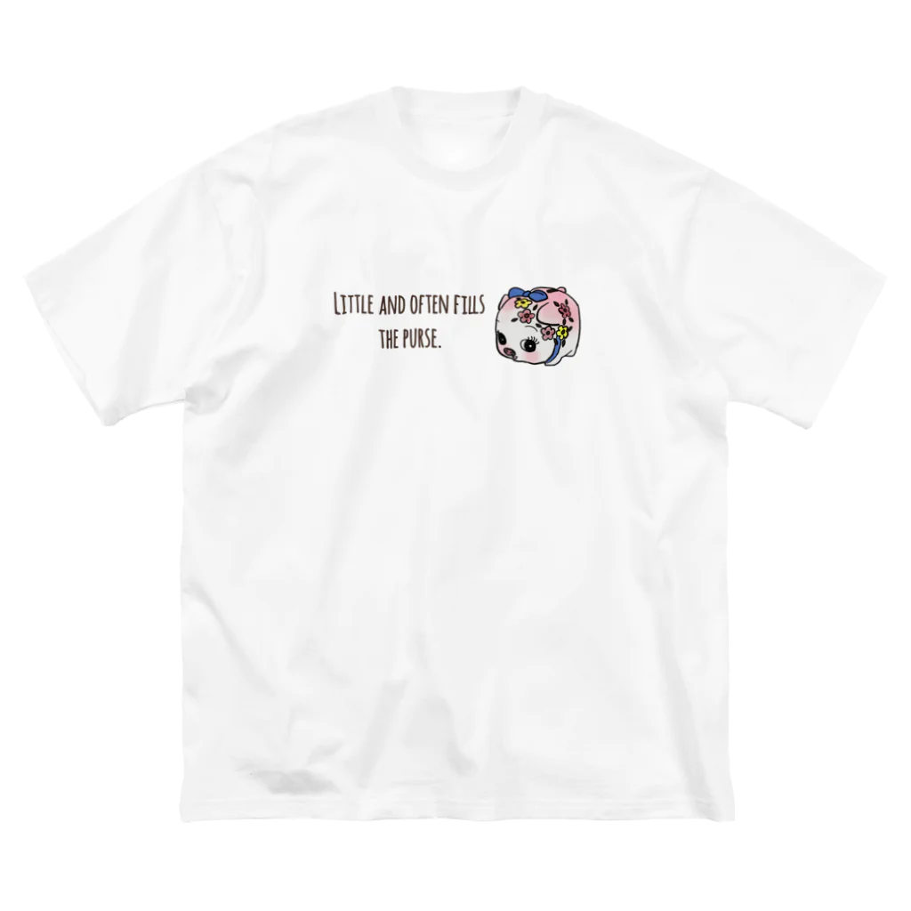 LOVE lovelyのLOVE レトロ ビッグシルエットTシャツ