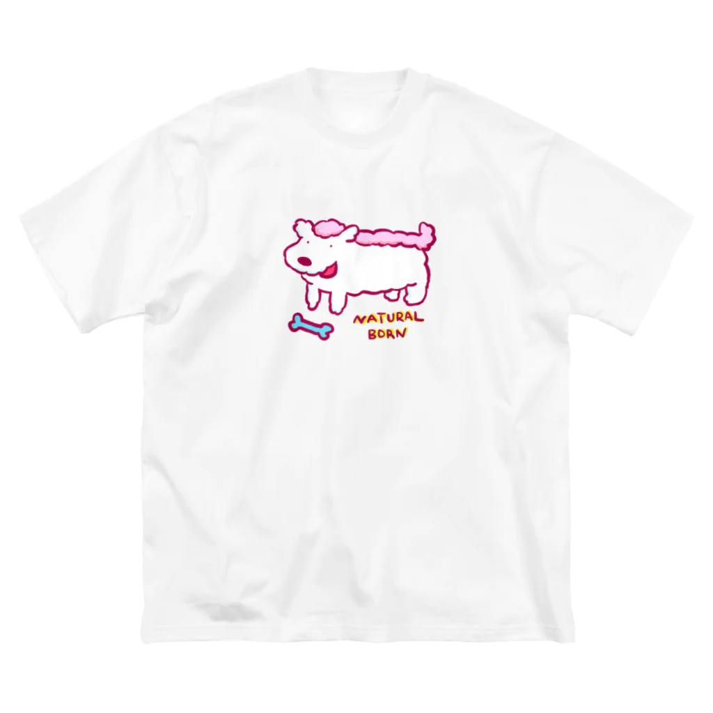 Colo Kukkaのモヒカン犬・ナチュラルボーン ビッグシルエットTシャツ