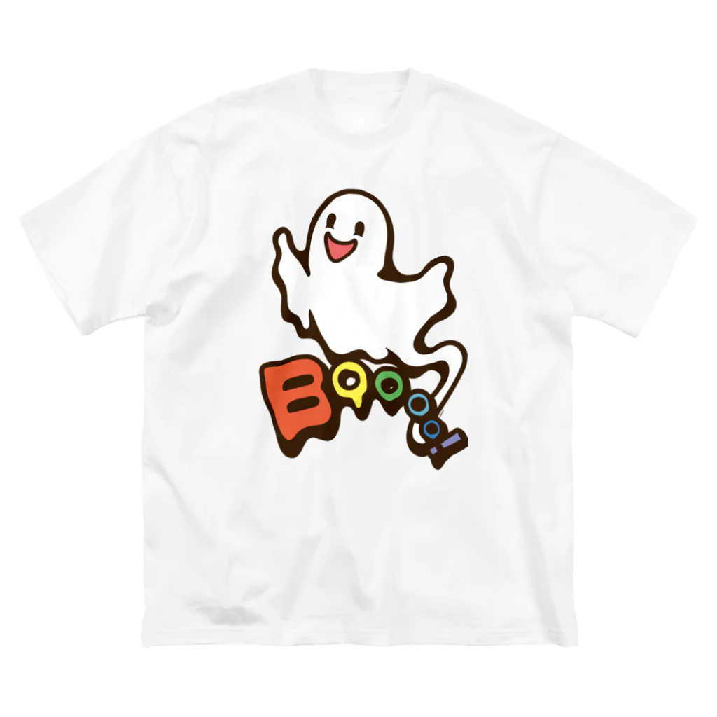 Cɐkeccooのおばけちゃんばぁ!(Boo!ゴースト)カラフル Big T-Shirt