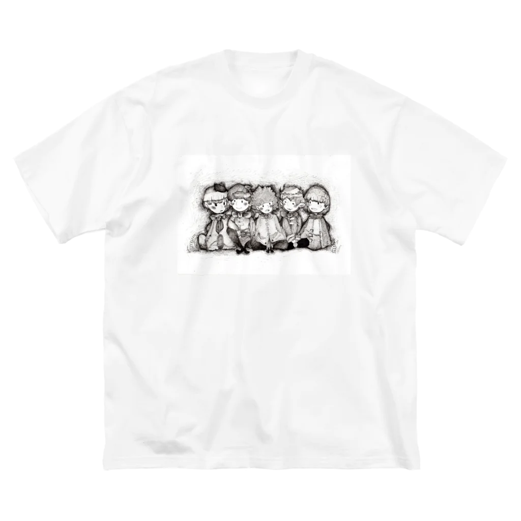 きのこのおうちの「ぼくらのちいさな井戸」 ビッグシルエットTシャツ