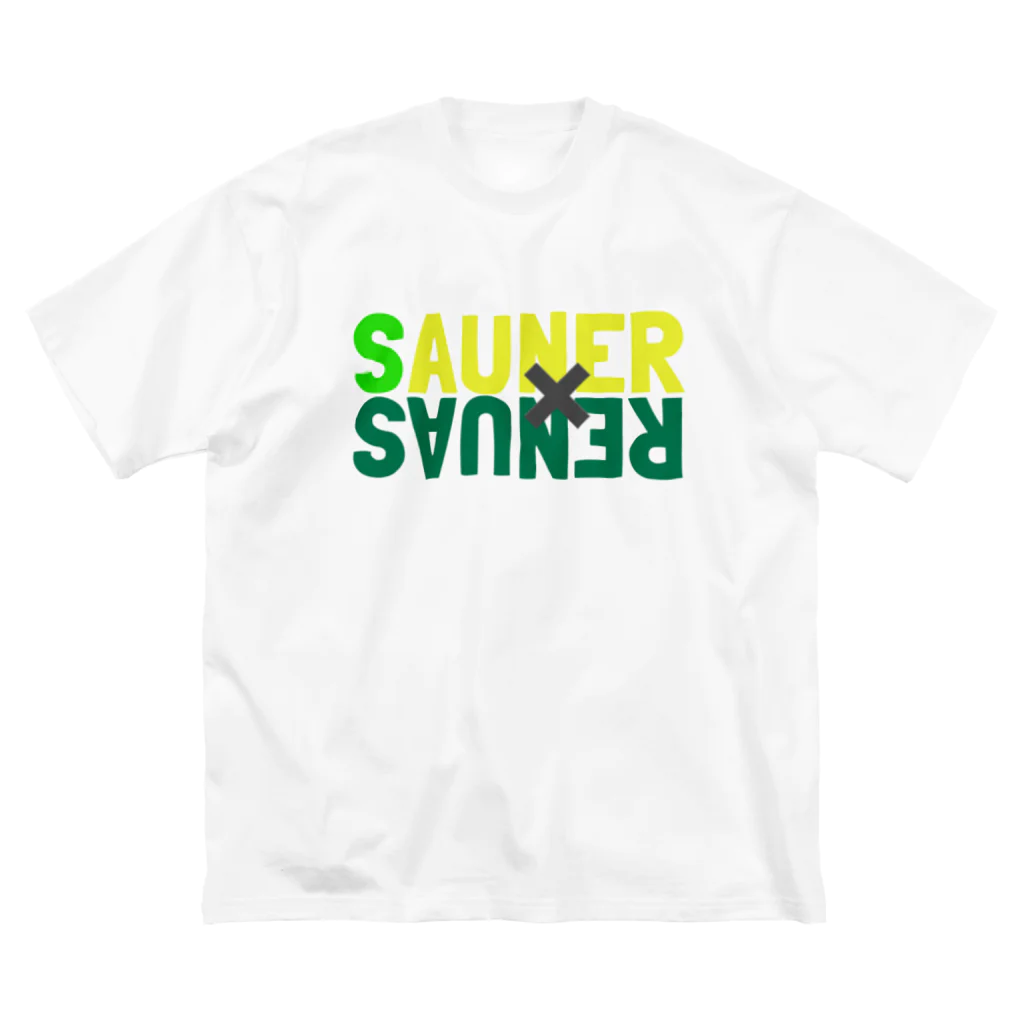 S×SのSAUNER×SAUNER サウナー×サウナー ビッグシルエットTシャツ