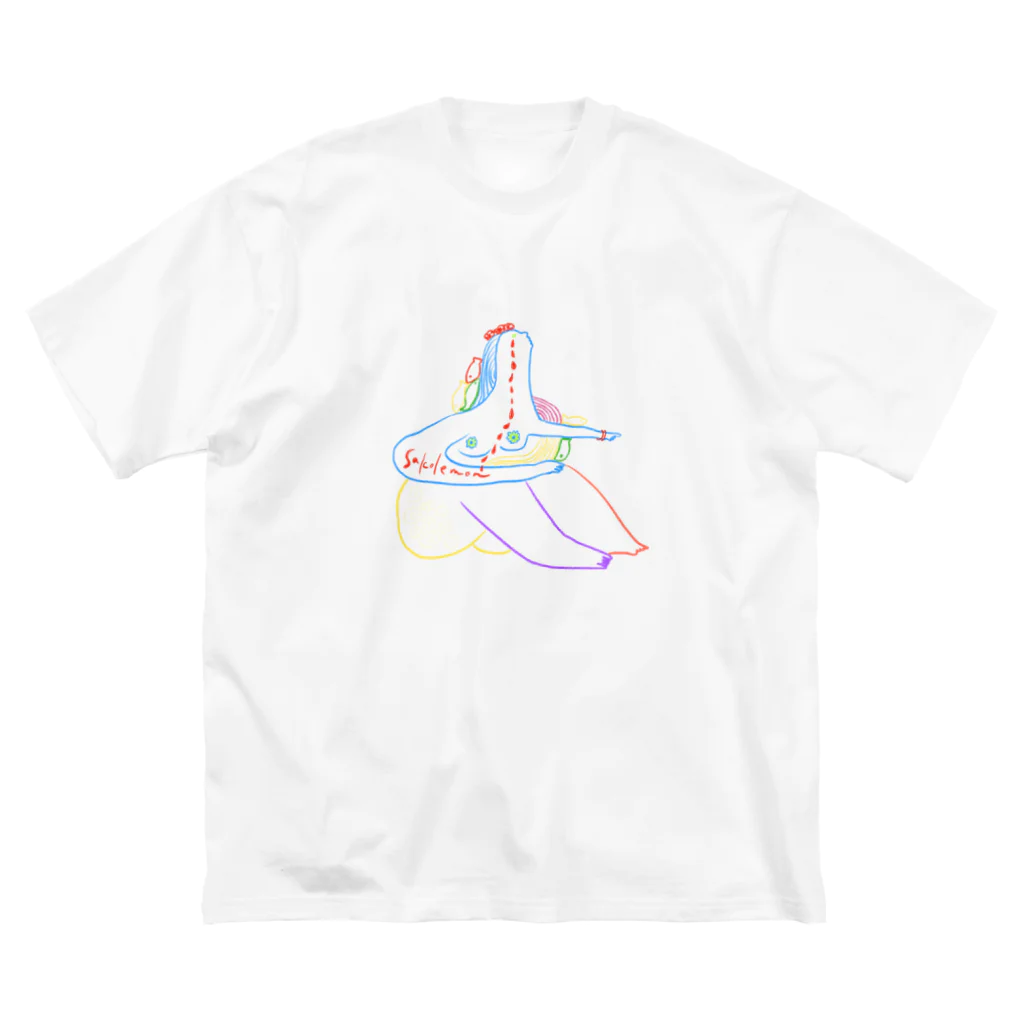  むきむき   地球生活の少女のウタタネ Big T-Shirt