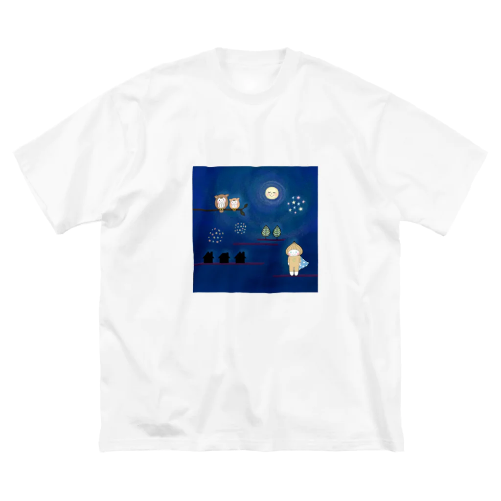 Hoshira Shiho 📎の静かな夜（アパレル） ビッグシルエットTシャツ