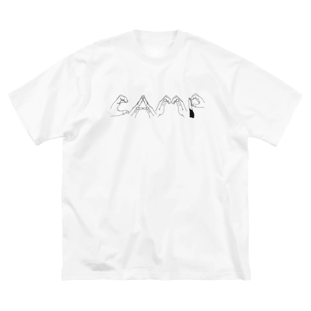 hippi▲▲▲のCAMP ビッグシルエットTシャツ