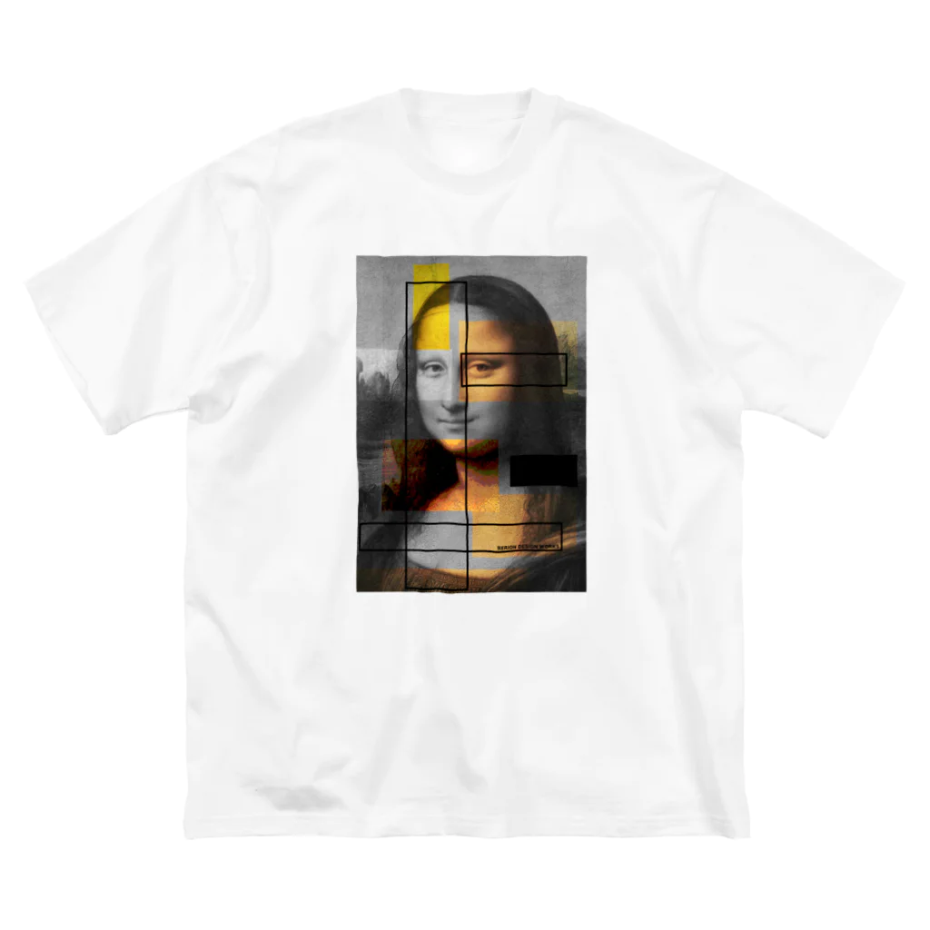 RERION DESIGN WORKSの【RERION】"Mona Lisa"BOX ART TEE Big T-Shirt