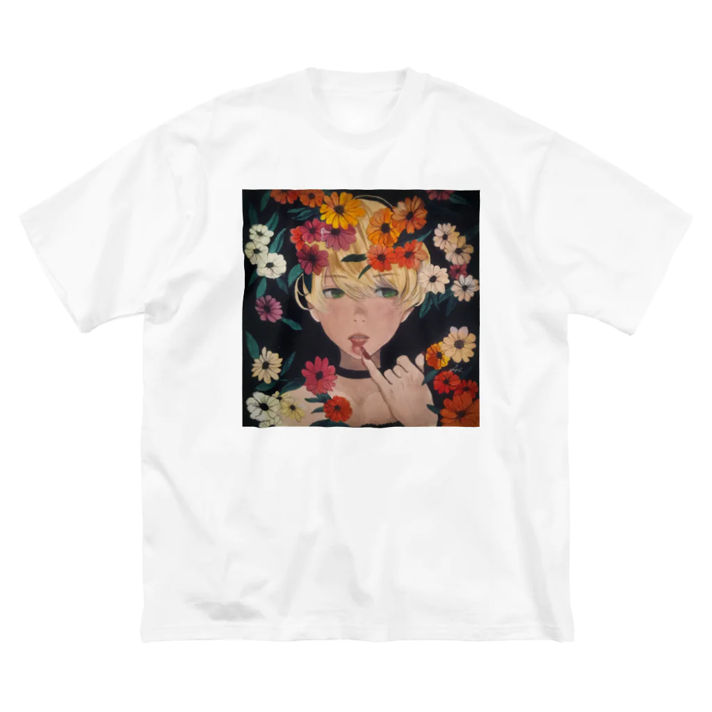 ウチノアイ Ai Uchinoの花の森・夢 ビッグシルエットTシャツ