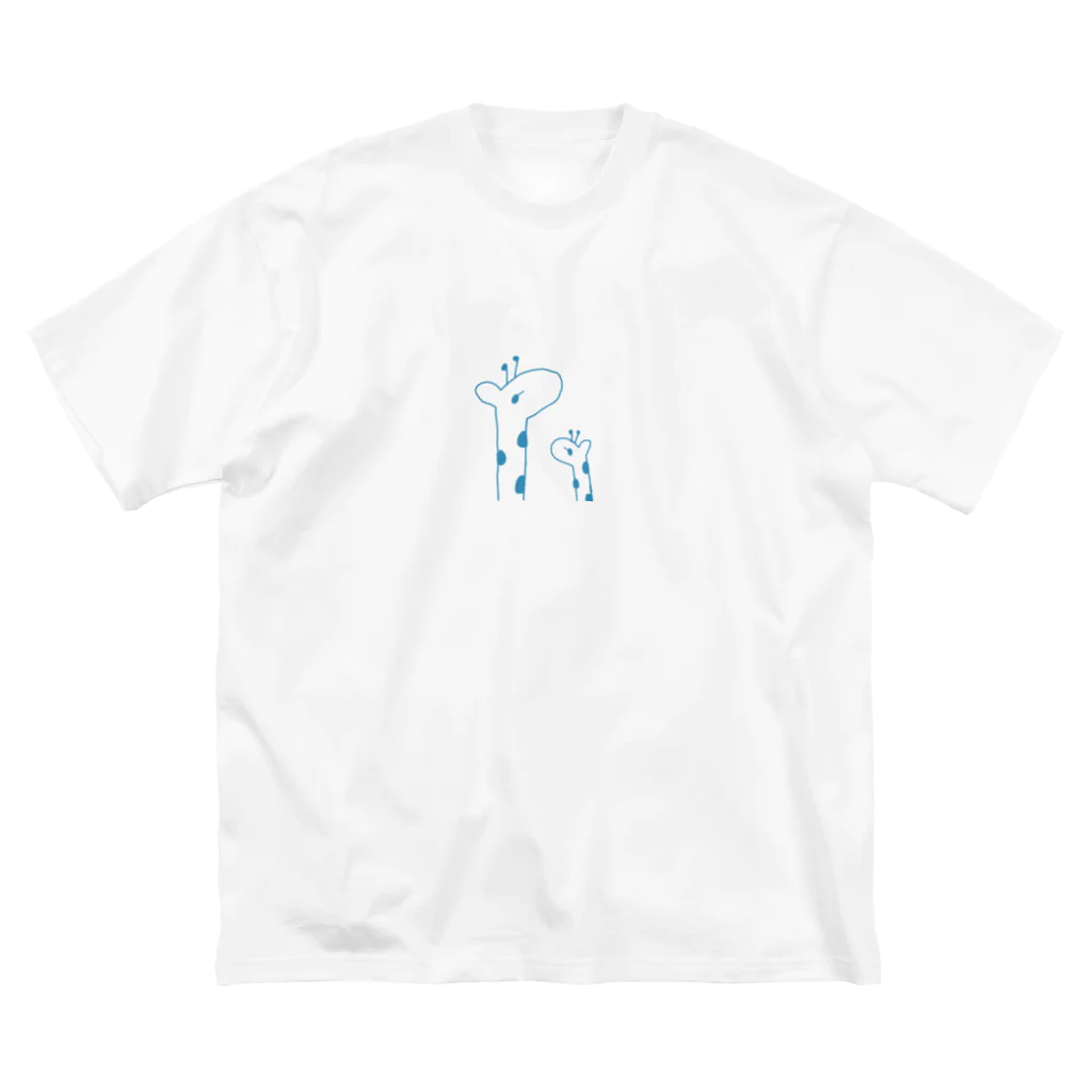 kirin.boutiqueのキリンさん親子 ビッグシルエットTシャツ