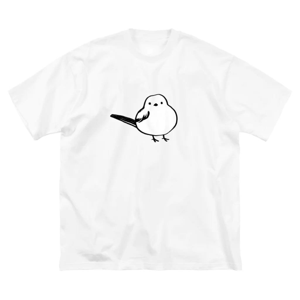 わの屋のシマエナガさん ビッグシルエットTシャツ