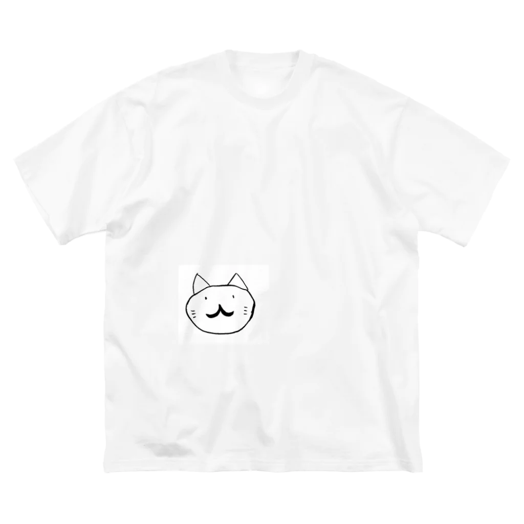 ChrisのHIGE猫 ビッグシルエットTシャツ