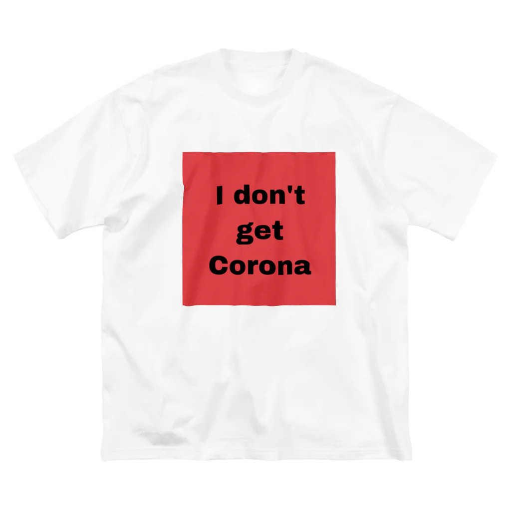PizzaNightのI don't get Corona ビッグシルエットTシャツ