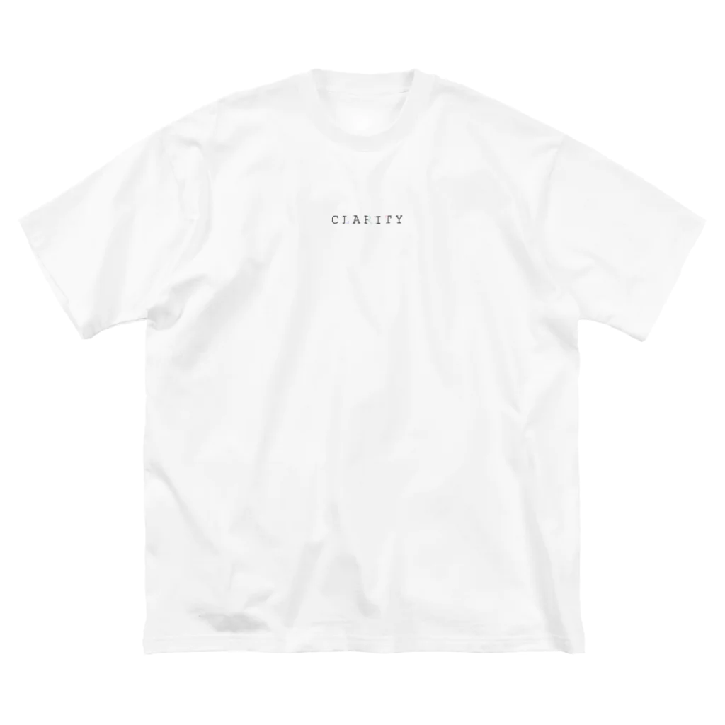 CLARITYのCLARITY　logo 2 ビッグシルエットTシャツ