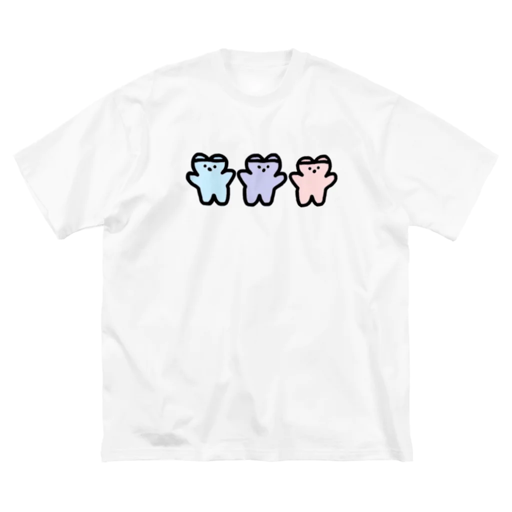 くまくま。ショップのめるへんゆめのかわいい世界 ビッグシルエットTシャツ