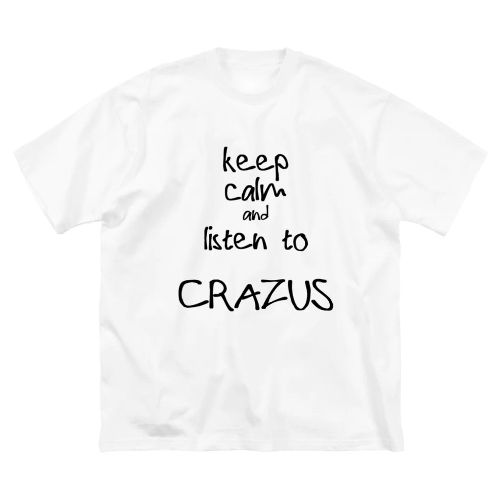 CRAZUS物販スペースのCRAZUS MessageT Big ビッグシルエットTシャツ