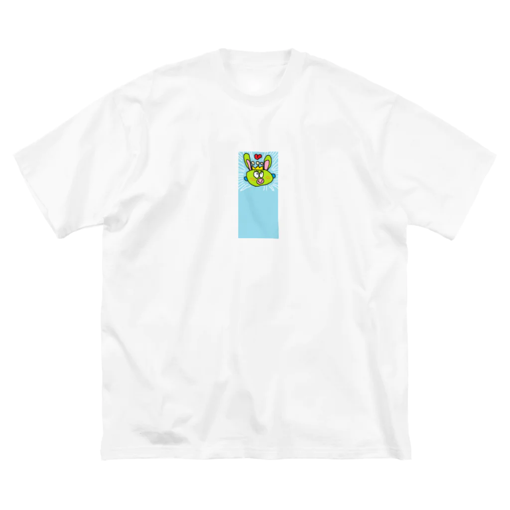 tonchiki のうさぎだぴょん ビッグシルエットTシャツ