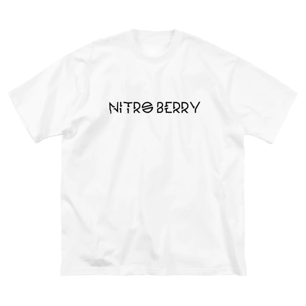 henpeisoku.repのNITRO BERRY LOGO BLACK Big T-Shirt