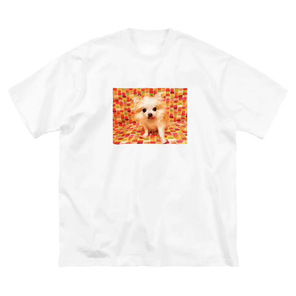 ねこっちくんカンパニーのカラフルねこっちくん Big T-Shirt