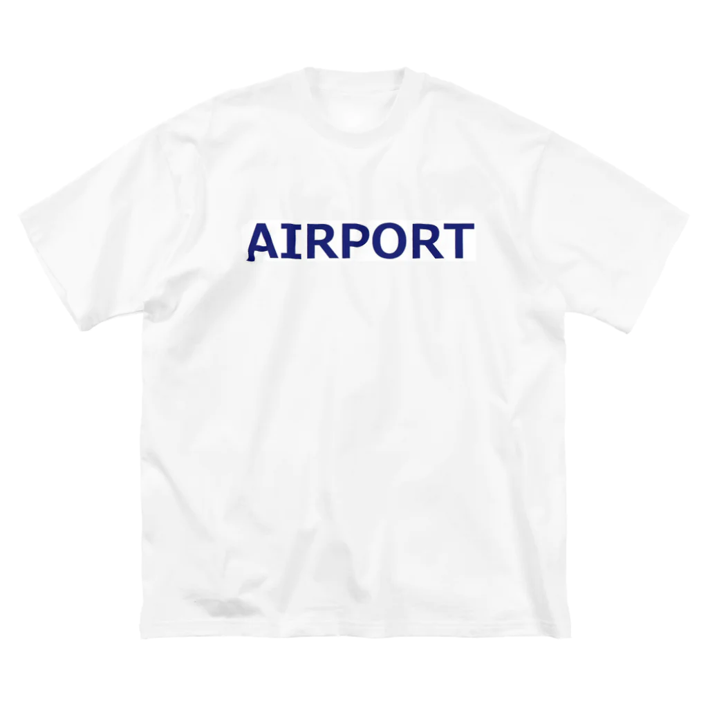 アメリカンベース のエアライングッズ　AIRPORT　飛行機　空港 Big T-Shirt