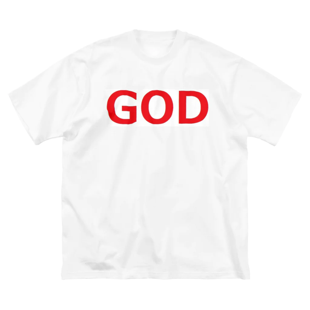 アメリカンベース のGOD 神様 ビッグシルエットTシャツ