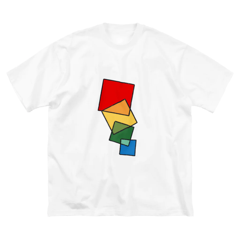 九段下某酒場のColors:R To B ビッグシルエットTシャツ