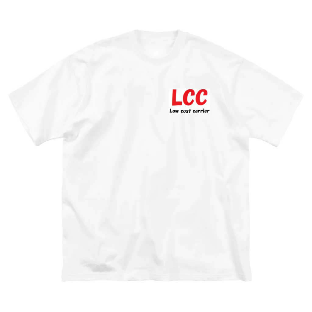 アメリカンベース のエアライン　LCC  Low cost carrier ビッグシルエットTシャツ