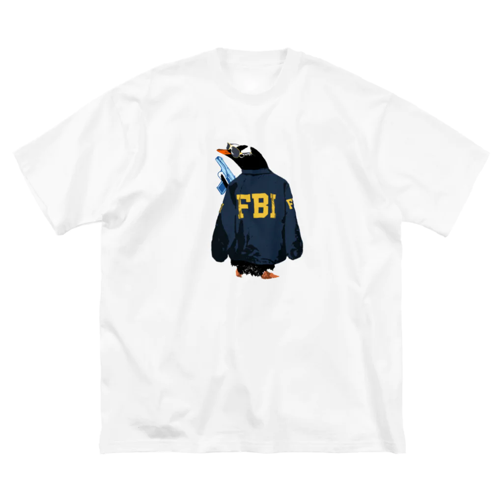 kbc3745のFBI penguin ビッグシルエットTシャツ