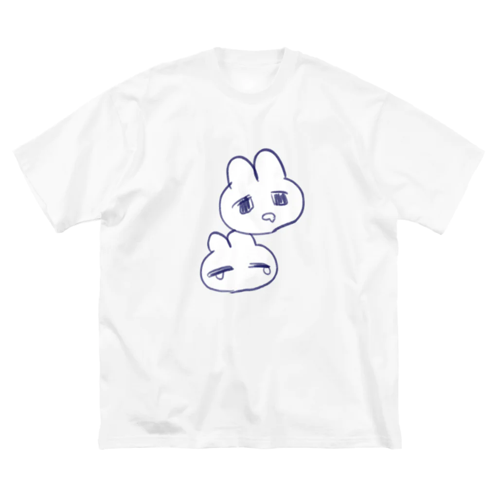 あくむ病院のぺちょうさぎ ビッグシルエットTシャツ