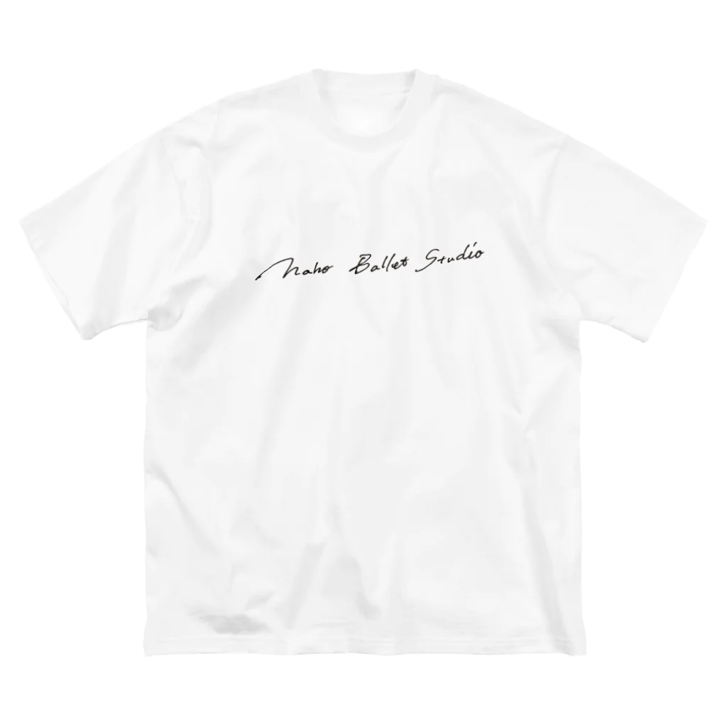 NAHO BALLET STUDIOのHandwright BK ビッグシルエットTシャツ