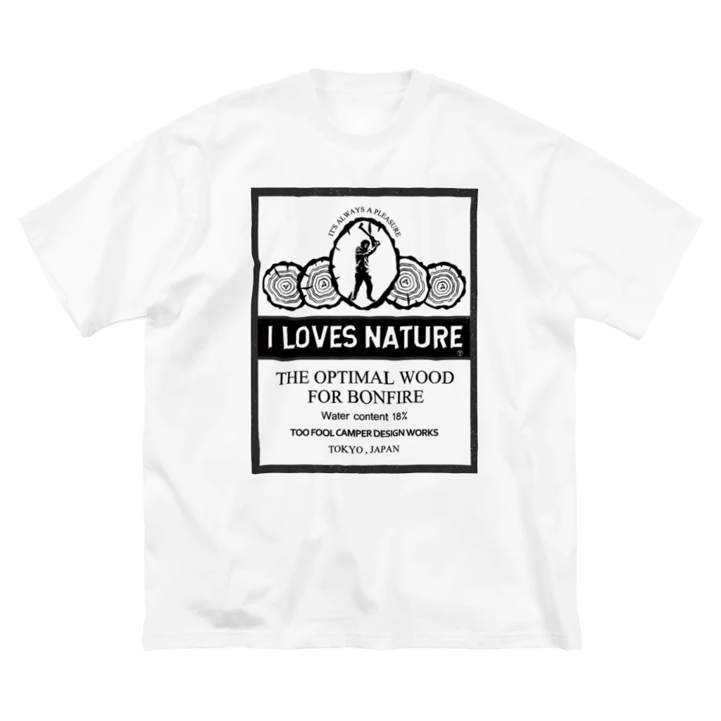 Too fool campers Shop!のMAKIWARI01(黒文字) ビッグシルエットTシャツ