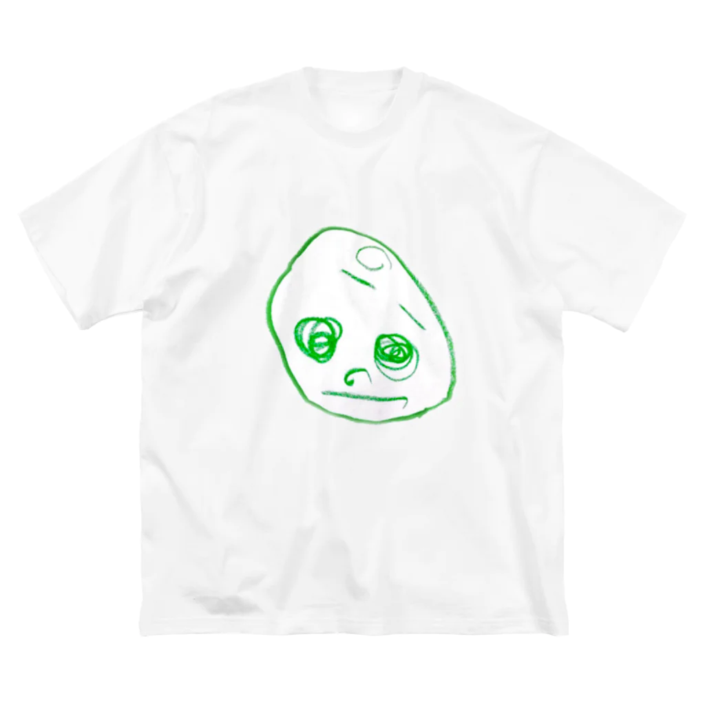 nanairogirlの２歳半の絵 くるりちゃん(仮) ビッグシルエットTシャツ