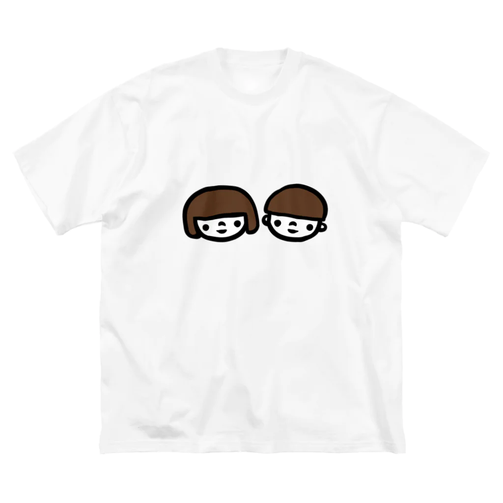 万枚ちゃんのわたしとぼく ビッグシルエットTシャツ