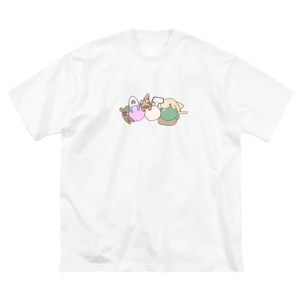 けいこっとんの花より団子なサメたち Big T-Shirt