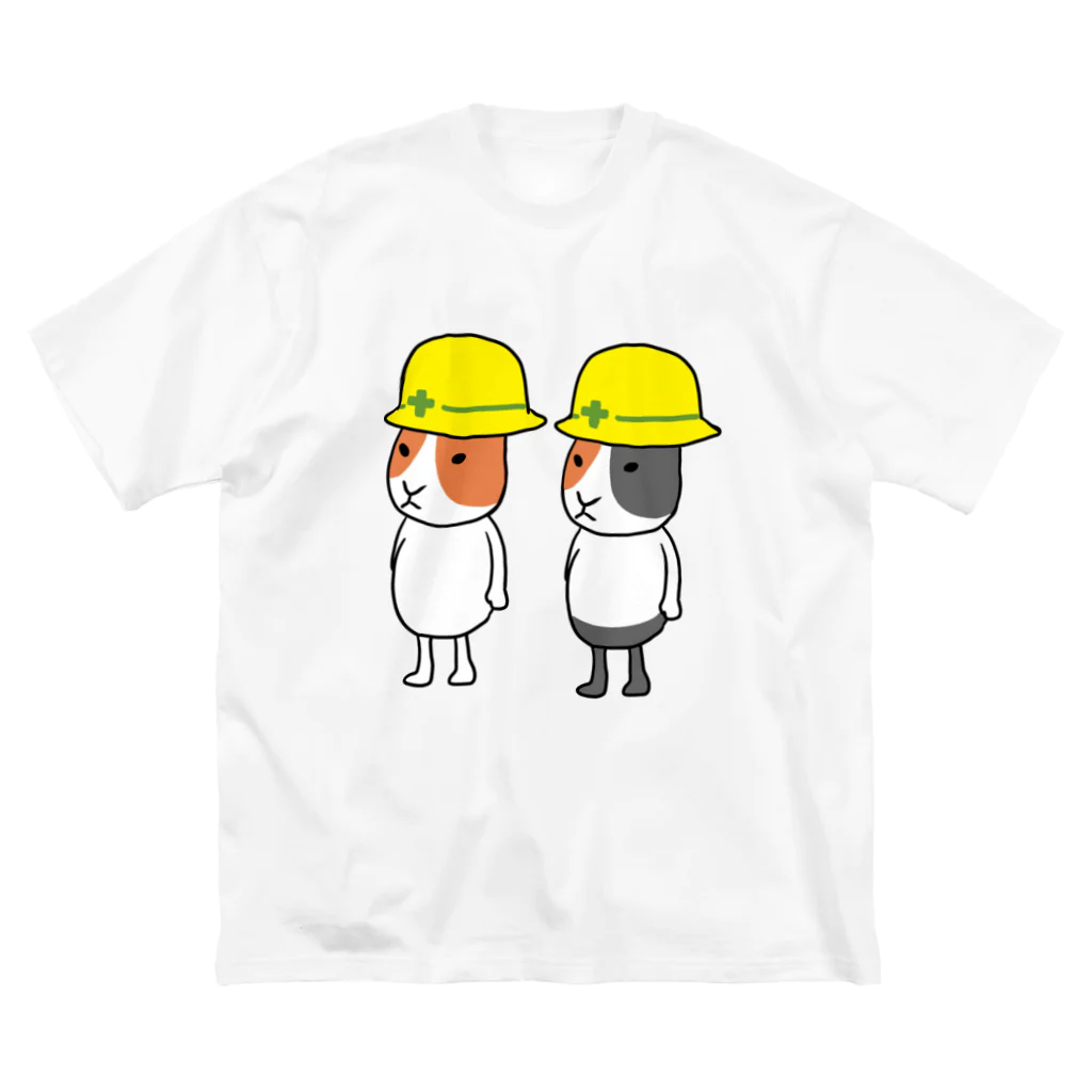 大谷健太のペアルックヘルメットモルモット 루즈핏 티셔츠