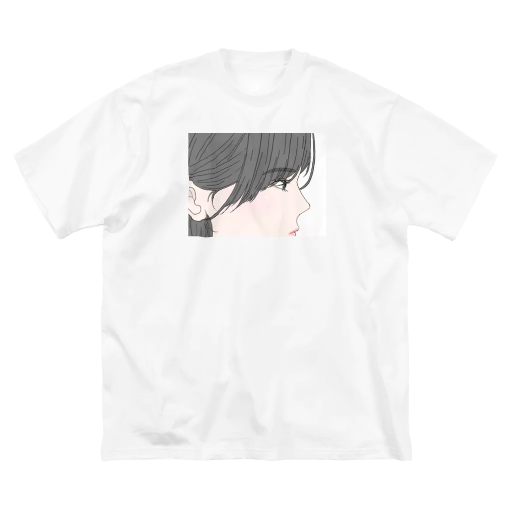 朔のおんなのこ（よこがお） Big T-Shirt