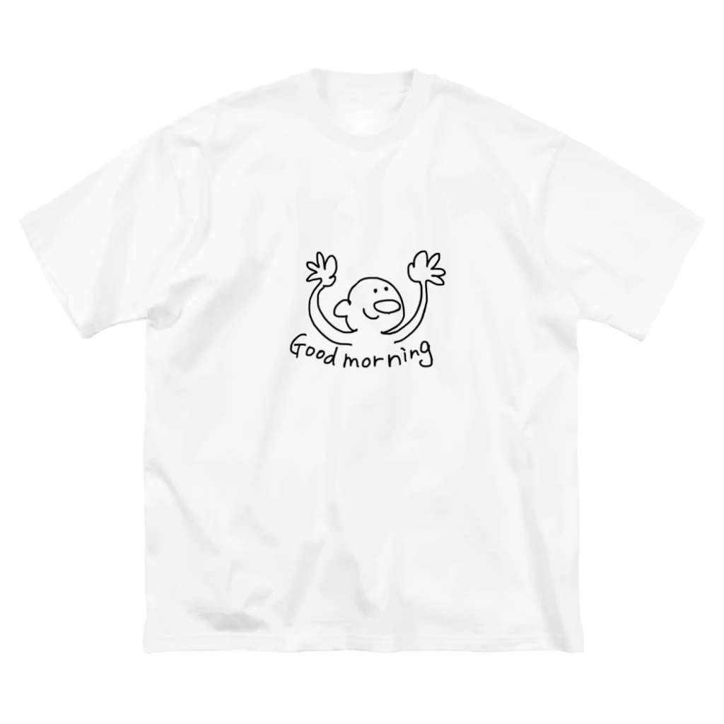 Good morning Bobのボブの朝！ ビッグシルエットTシャツ