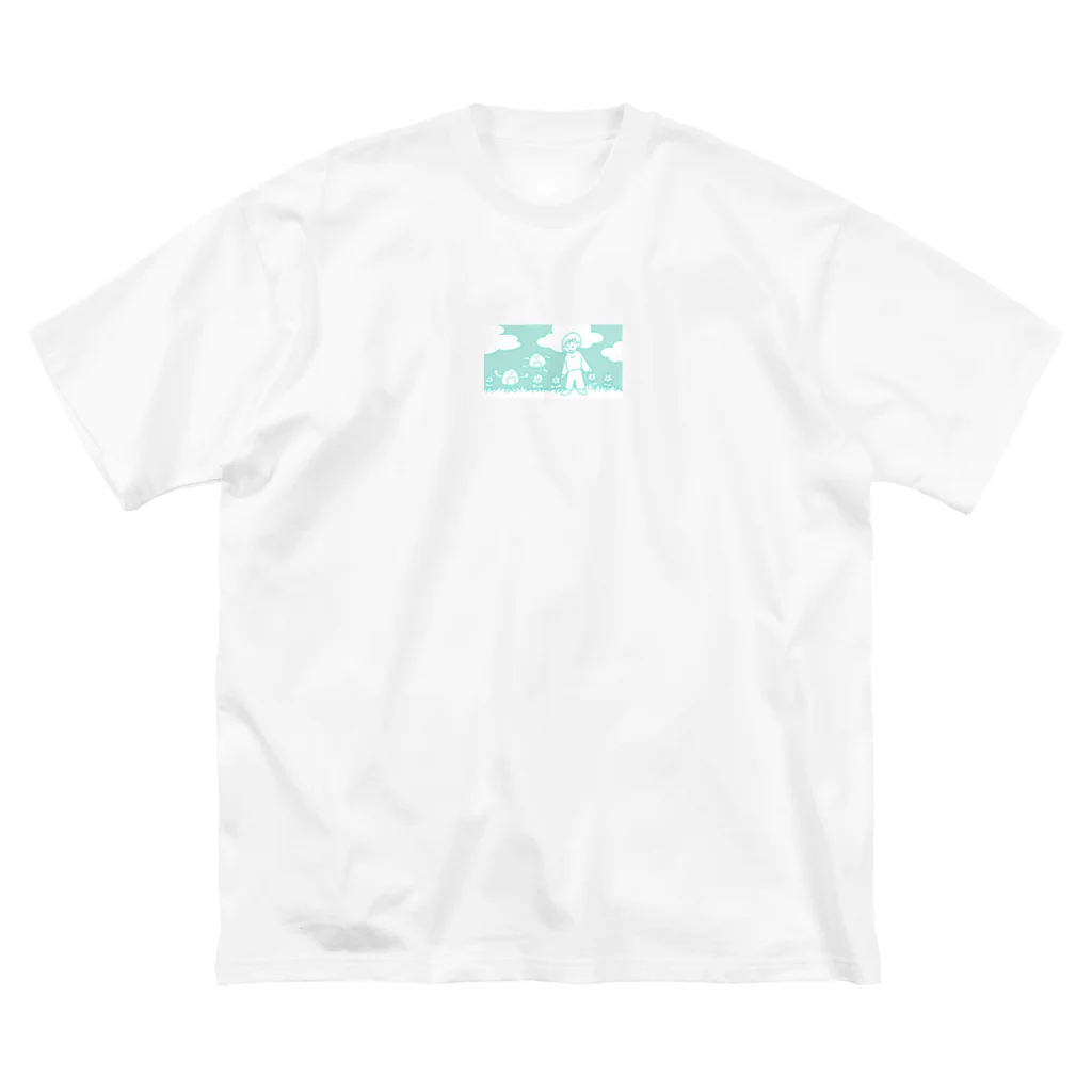 shiro40のおむすび(みどり) ビッグシルエットTシャツ