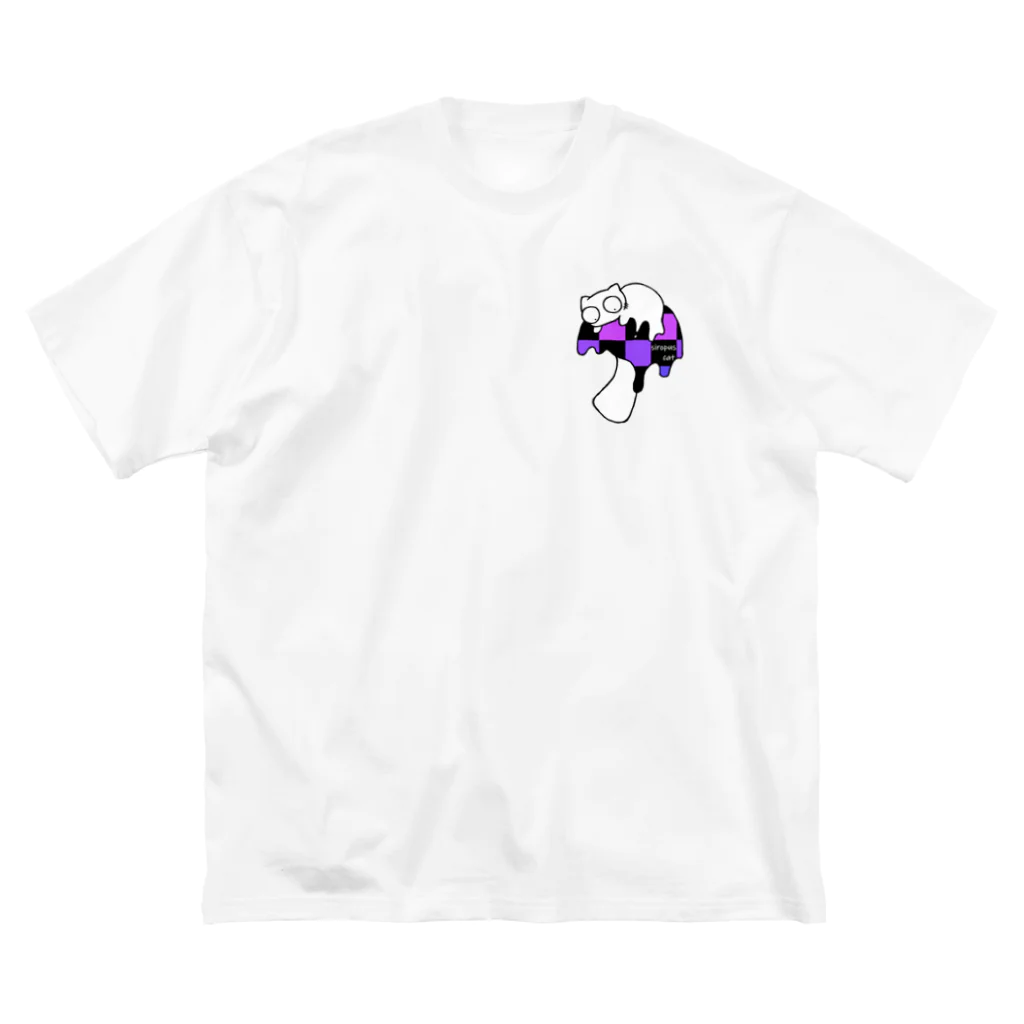 B6_6bitのmushroom ビッグシルエットTシャツ