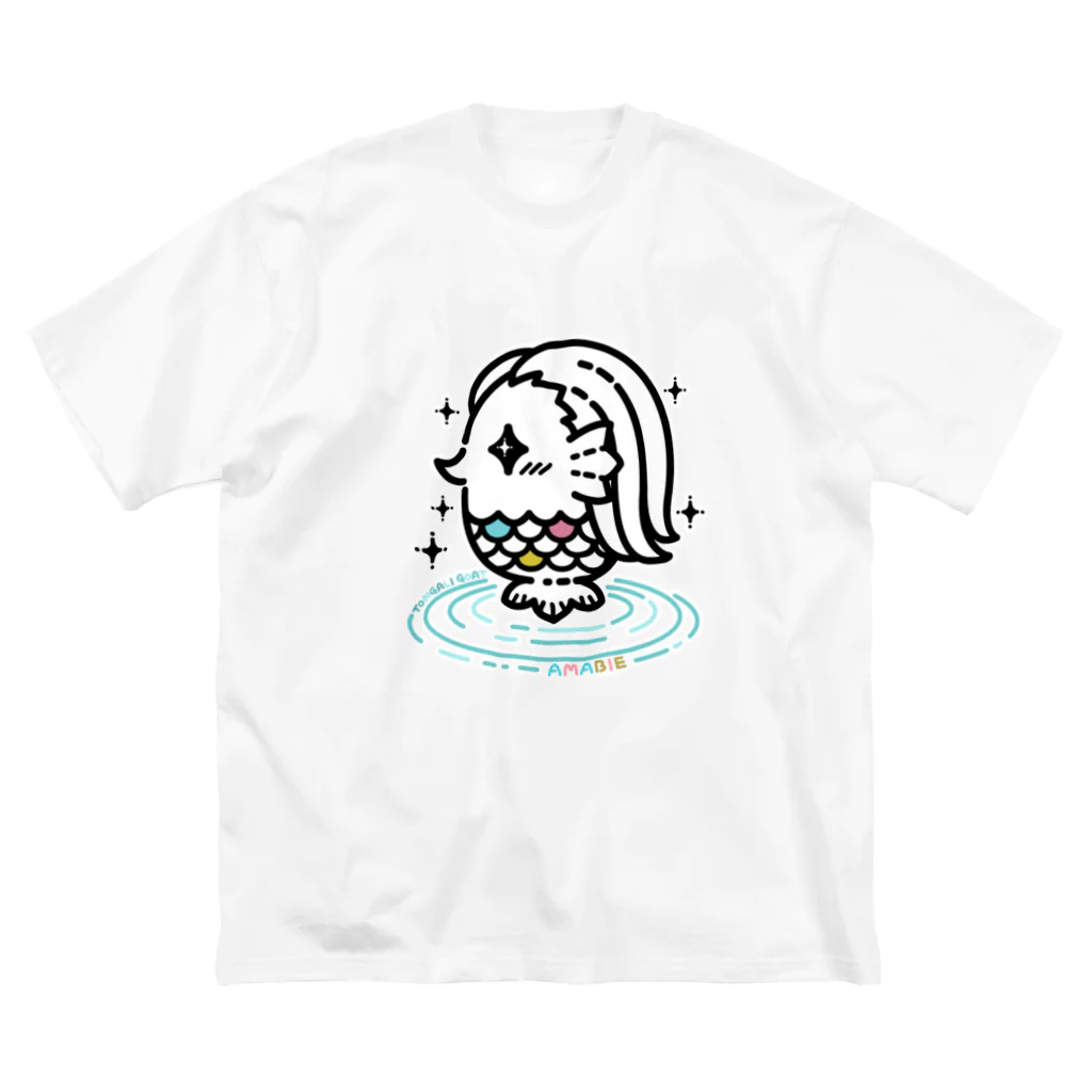 トンガリゴートのアマビエちゃん ビッグシルエットTシャツ