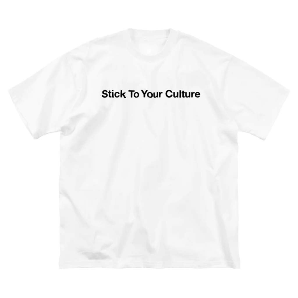 Stick To Your CultureのSTYC straight logo Big T-Shirt