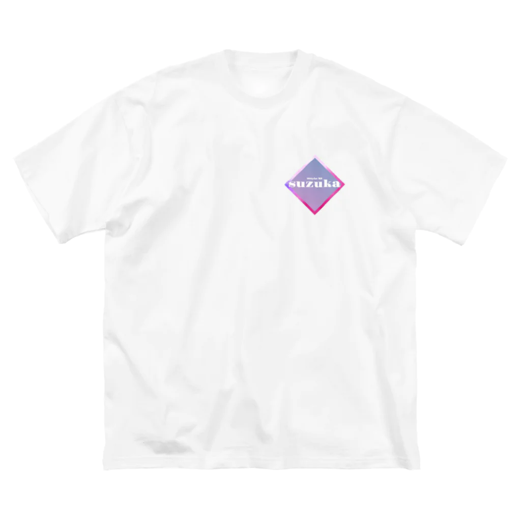 まるびすのMaybe me white color ビッグシルエットTシャツ