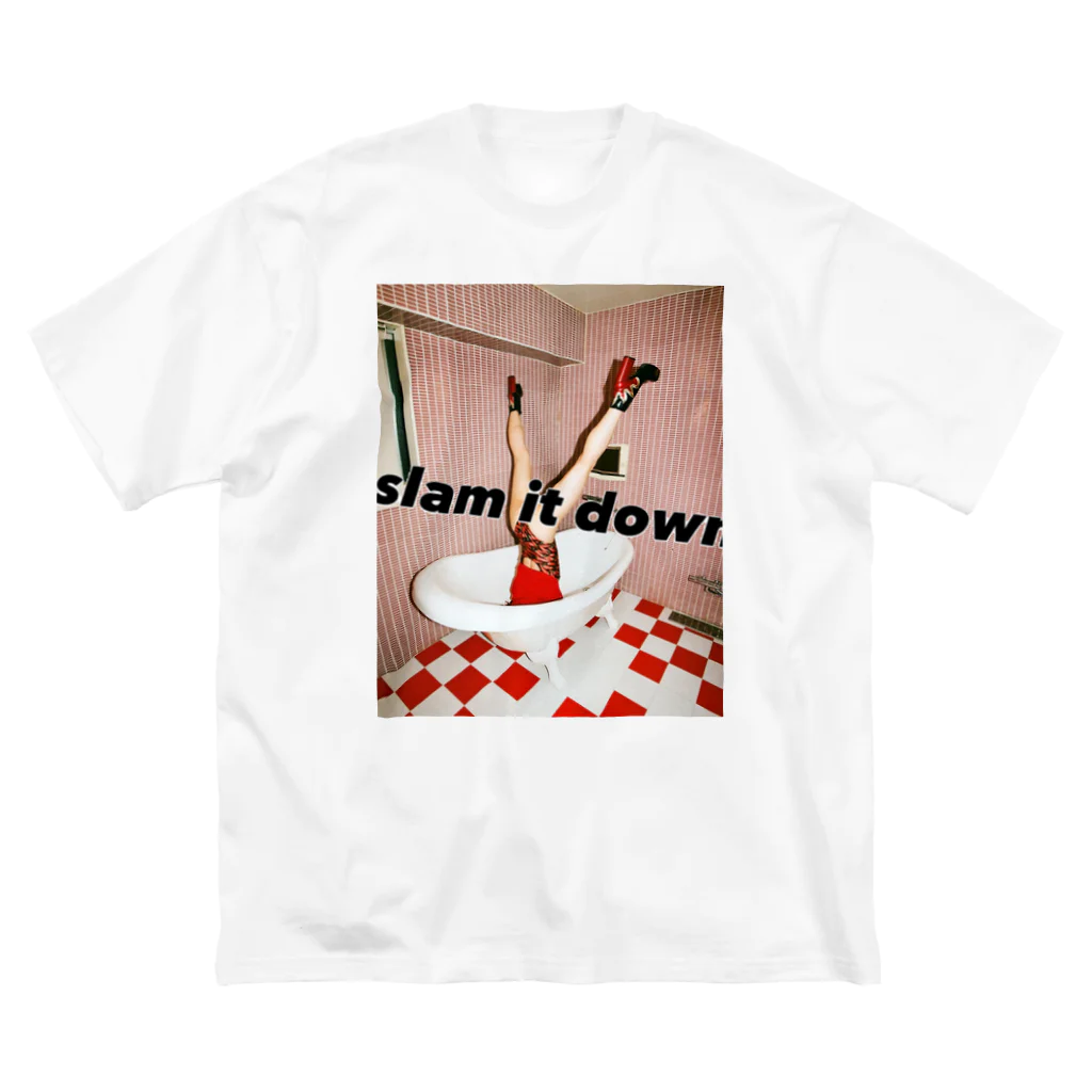 柏崎絵美子のslam it down! ビッグTシャツ（カラー） Big T-Shirt