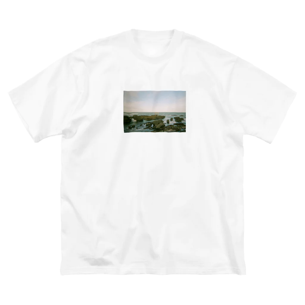 withu_projectの海と鳥居 ビッグシルエットTシャツ