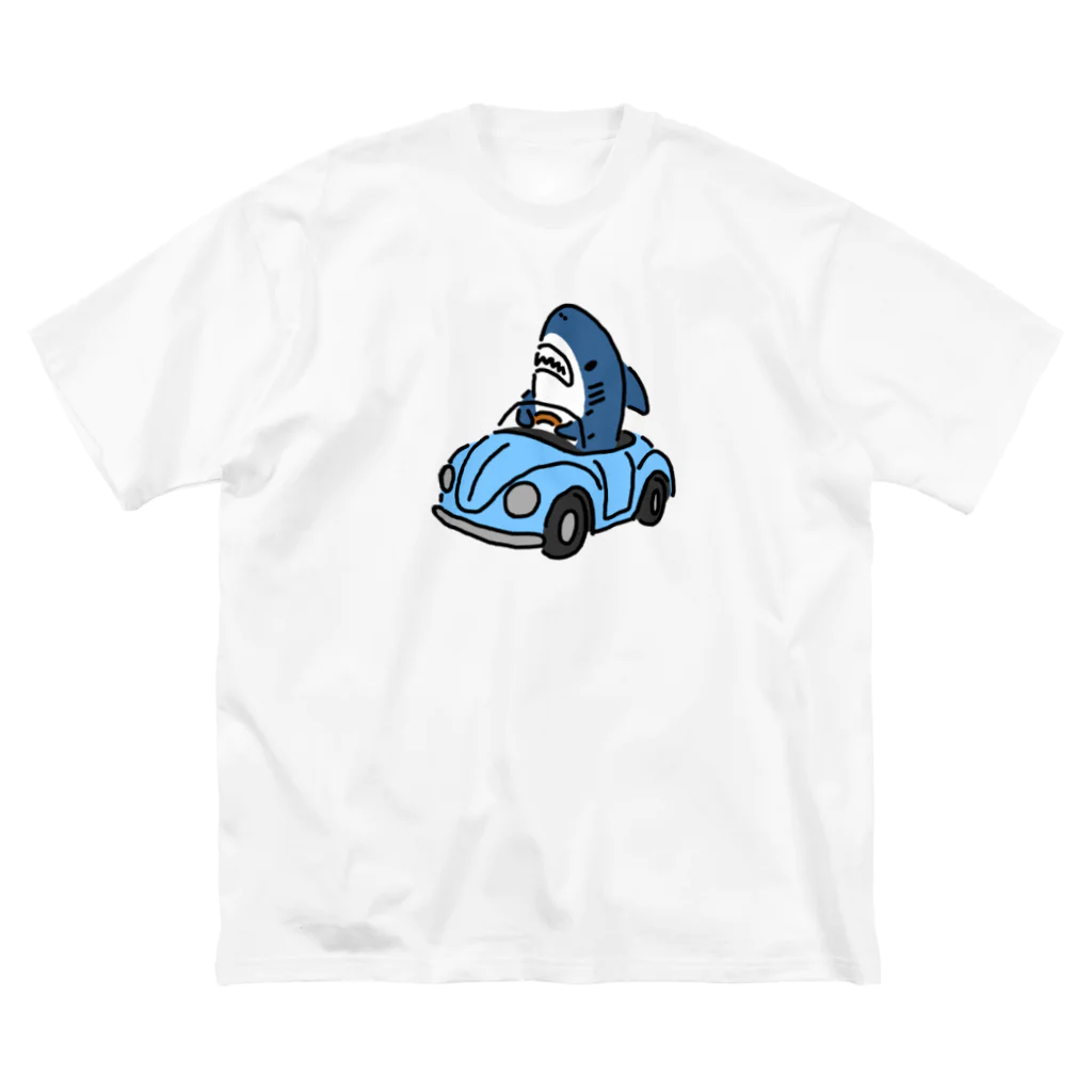 サメ わりとおもいの運転を覚えたサメ Big T-Shirt