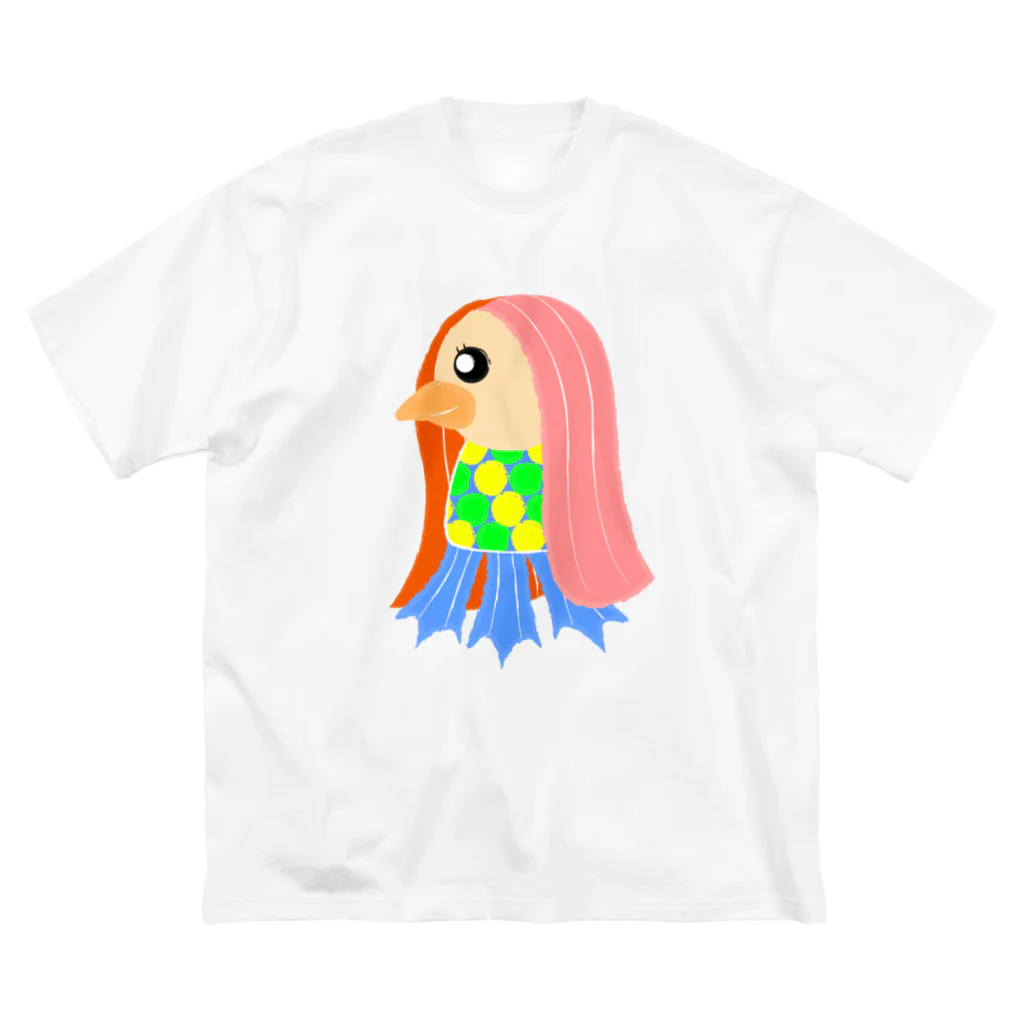 illust_designs_labの疫病退散 かわいいアマビエ ビッグシルエットTシャツ